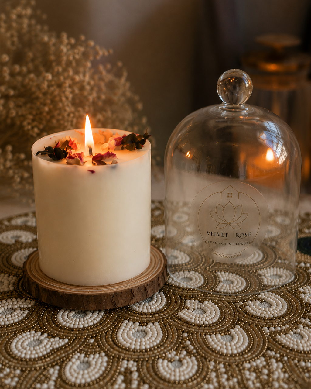 Muniraa Dome Candle