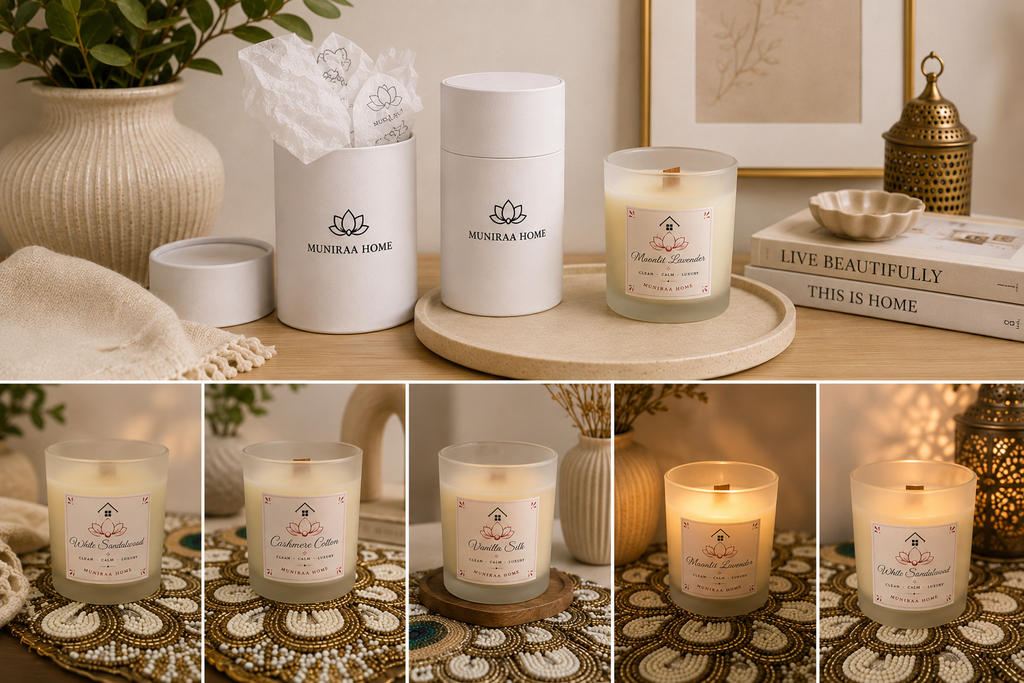 Muniraa Home Luxury Tube Candle