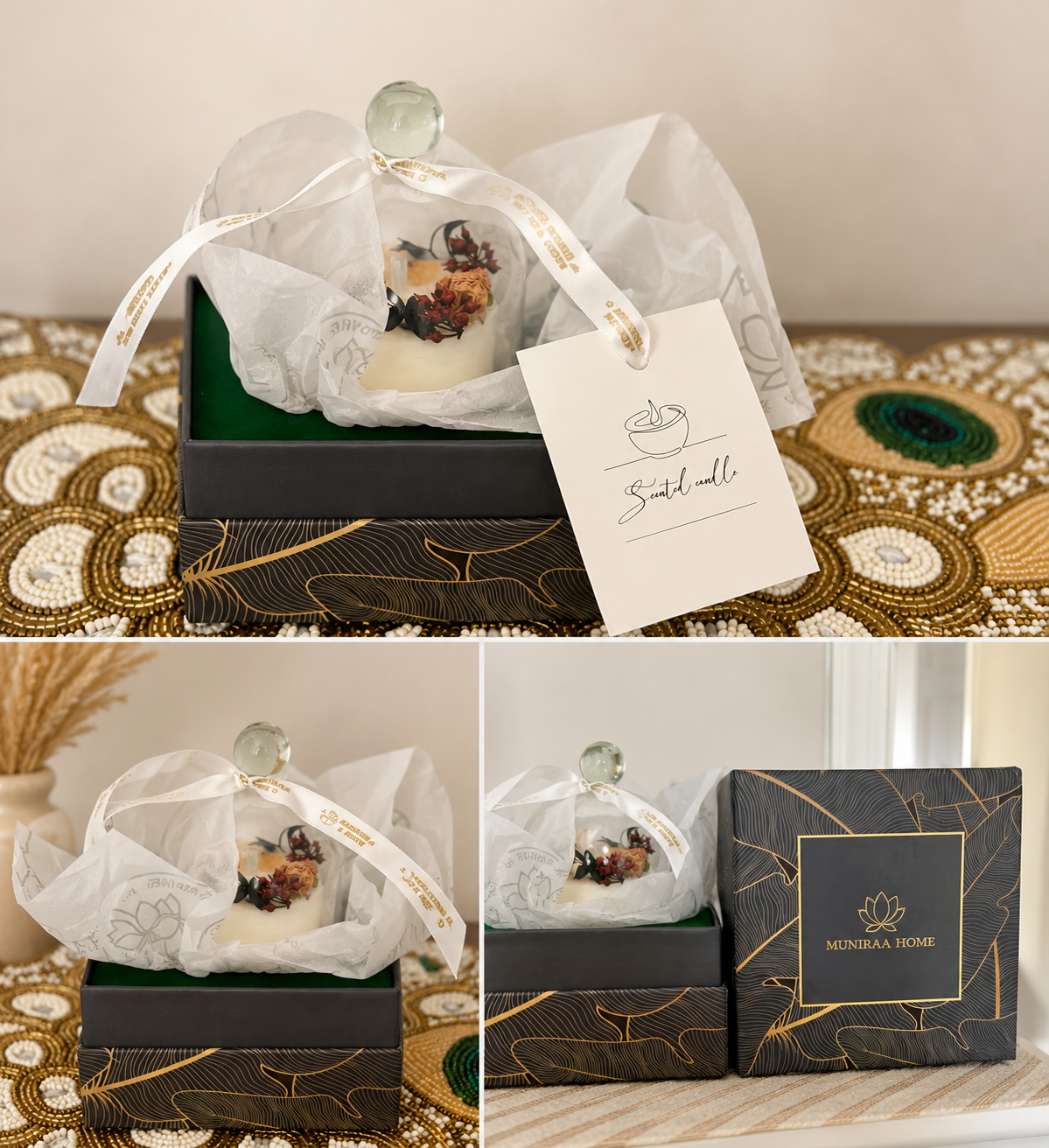 Muniraa Dome Candle